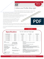 12 Volt DC LED Ultra-Low Profile Stript Light PDF