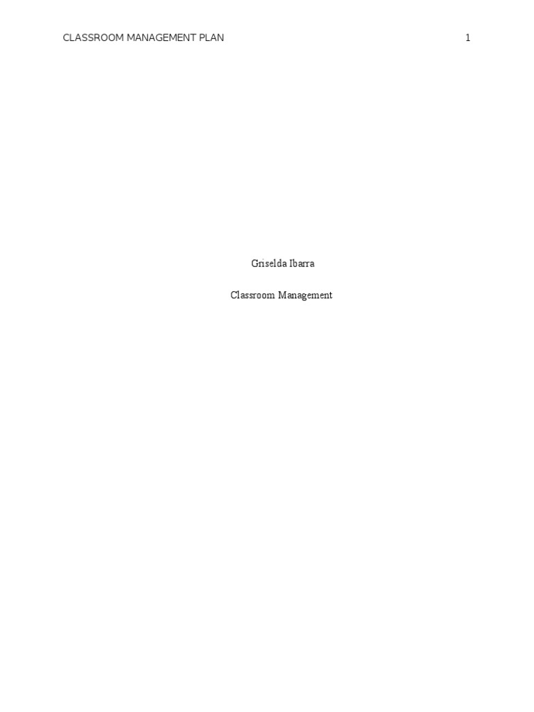 Classroom Management Paper Final | PDF | Classroom Management | Classroom