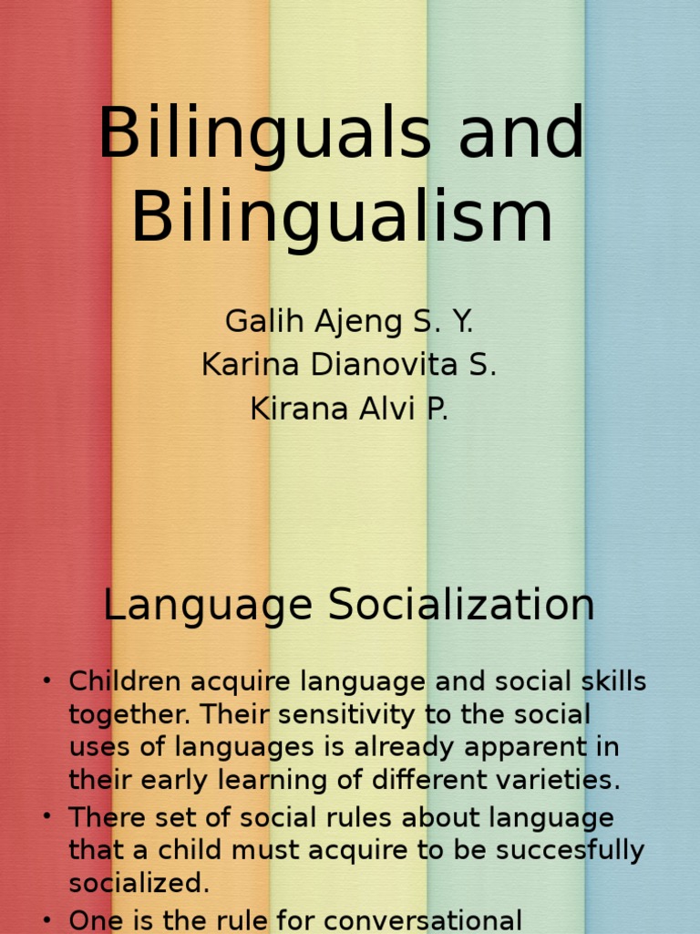 Understanding Bilingualism and Its Types | PDF | Multilingualism ...
