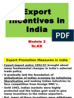 Export Incentives in India