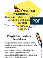 Tugas Landasan Evaluasi