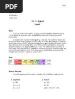 Math 1040 Skittles Report Part 3