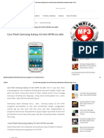 Cara Flash Samsung Galaxy S3 Mini I8190 Via Odin - Download Game Mod Apk and App Full Pro