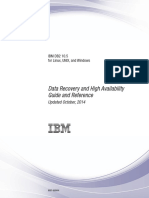 IBM DB2 10.5 For Linux, UNIX, and Windows - Data Recovery and High Availability Guide and Reference