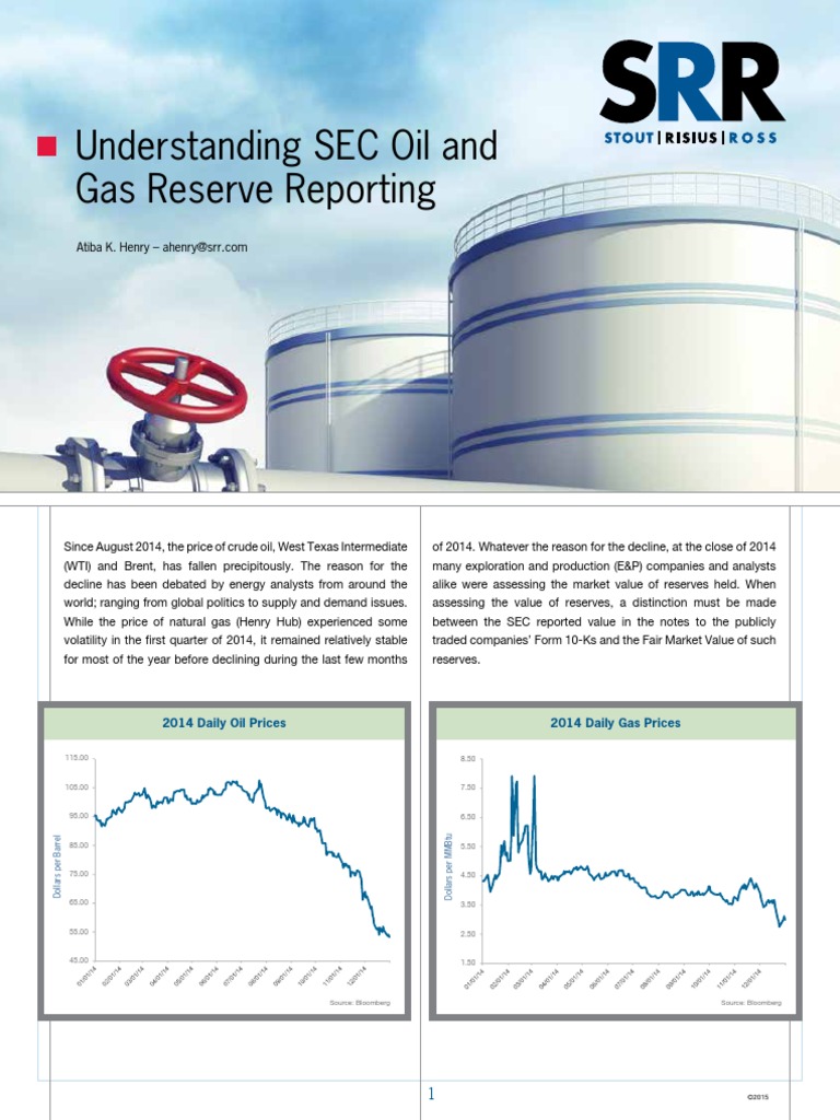 Understanding Sec Oil and Gas Reserve Reporting PDF | PDF
