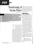 Monitoring of Steam Plants
