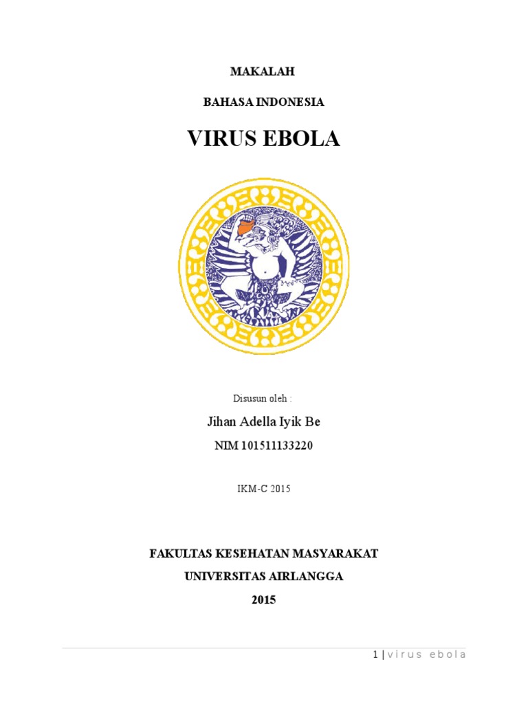 10++ Makalah Virus Ebola Pdf