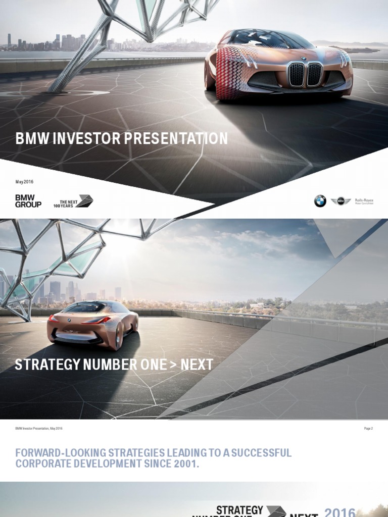 Bmw Investor Presentation May 2016 Pdf Bmw Free Cash Flow