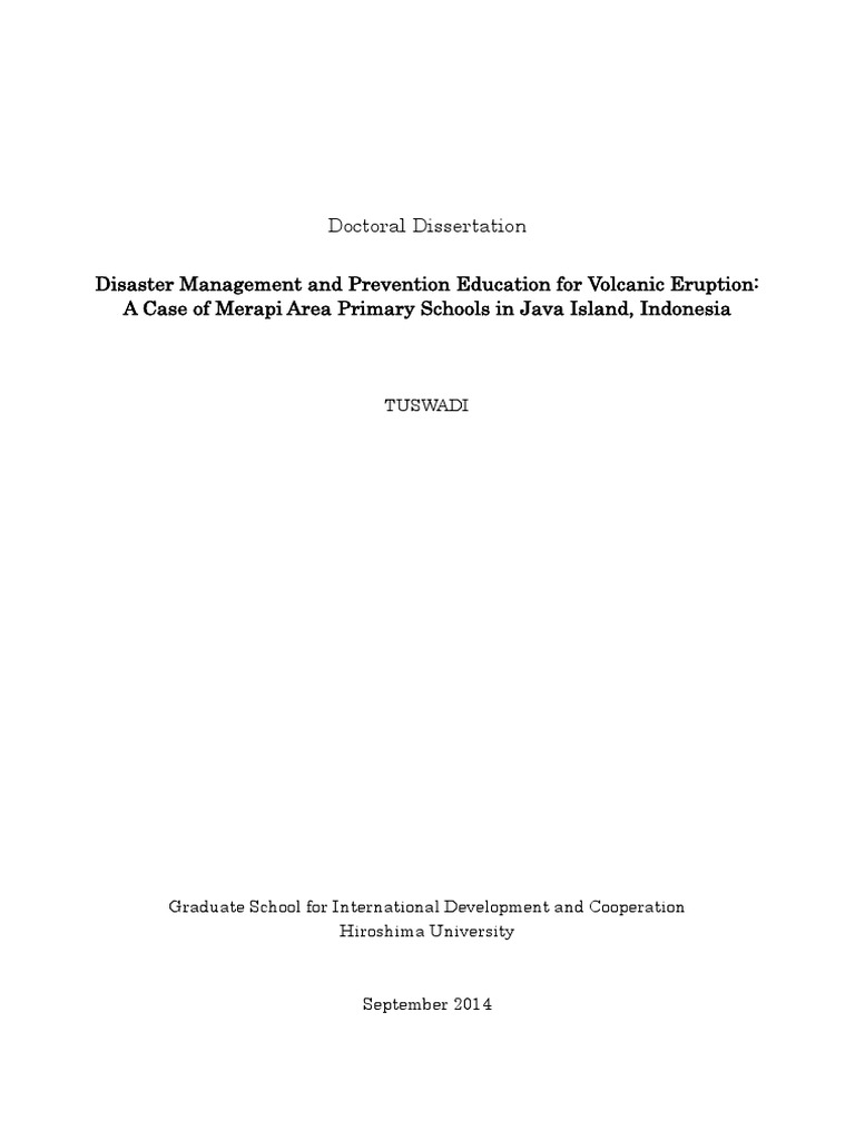 Disaster Preparedness Pdf Emergency Management Natural Disasters