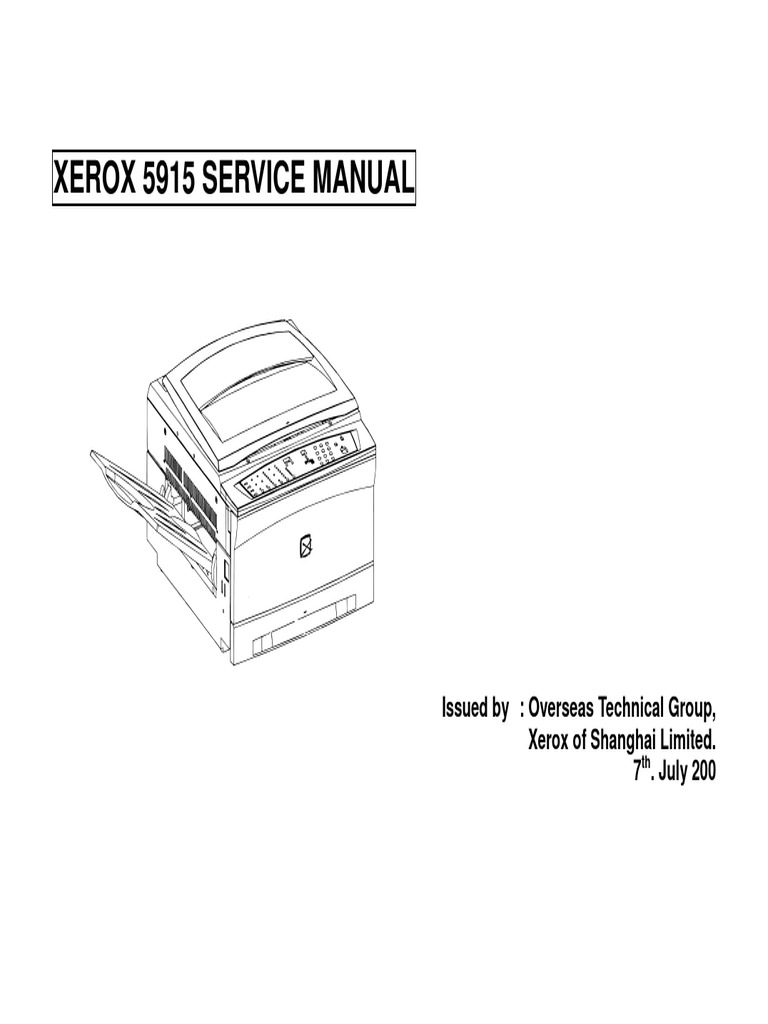 Xerox 5915 Service Manual | Troubleshooting | Electrical Connector