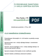 Učinkovito Pridobivanje Znanstvenih Informacij V Okolju Odprtega Dostopa