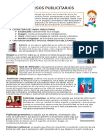 Anuncios publicitarios: tipos y estructura