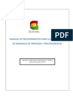 311b5b Manual de Procedimientos para La Elaboracion de Manuales de Procesos y Procedimientos
