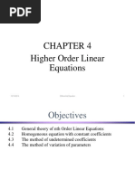 Chapter 4 - Higher Order Linear Equation PDF