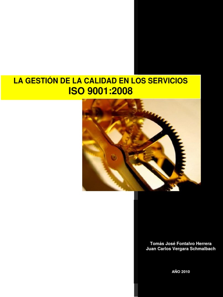 La Gestion de La Calidad en Los Servicios ISO 9001 2008 PDF | PDF ...