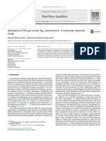 Adsorption of He Gas On The Agn Nanoclusters A Molecular Dynamic Study 2014 Fluid Phase Equilibria