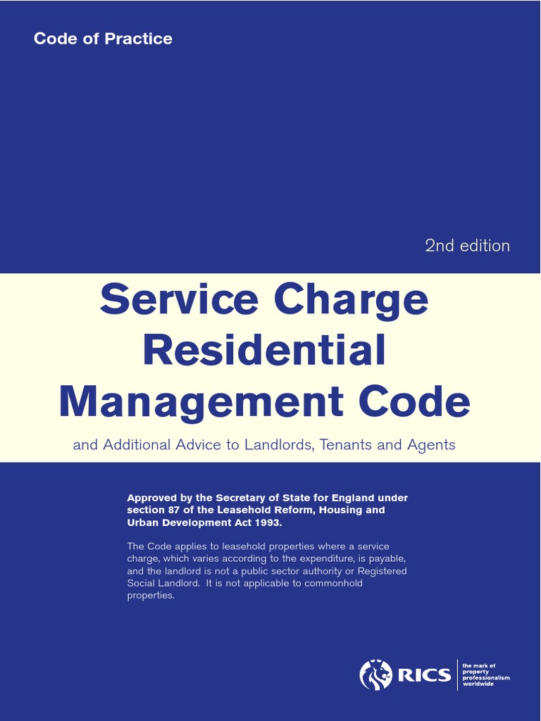 Rics Code PDF | PDF | Leasehold Estate | Lease