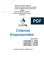 Criterios Empresariales