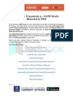 Network Transients 3 - GATE Study Material in PDF