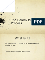 Commissioning Process