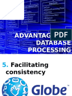 Advantages of Database Processing