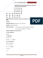 Estadísticas y probabilidades: Análisis de datos