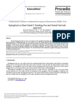 Springback in Sheet Metal U Bending-Fea and Neural Network Approach