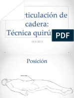 Desarticulación de Cadera PDF