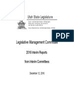 Legislative Management Committee report