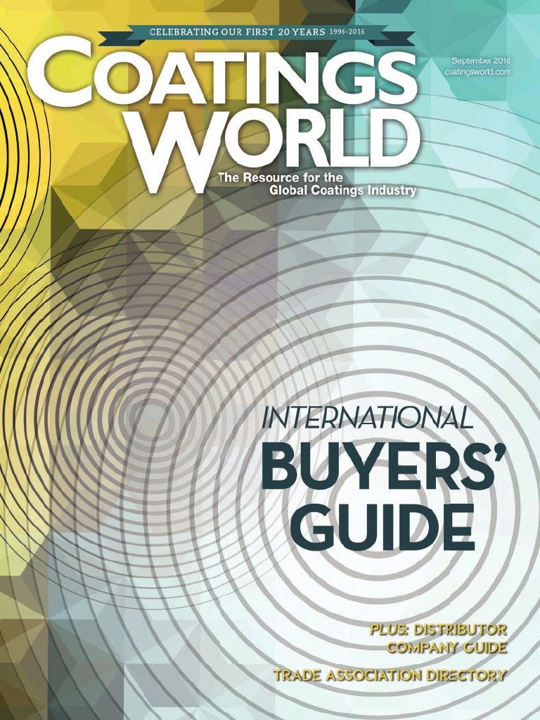 Coatings Word September 2016 | PDF | Paint | Sustainability