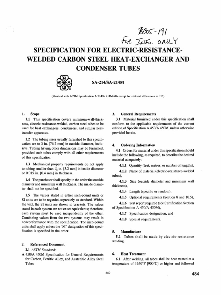 Astm Sa - 214 PDF | PDF