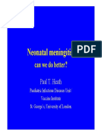 Neonatal Meningitis:: Can We Do Better? Can We Do Better?