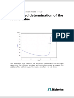 Automated Determination of The Iodine Value: Titration Application Note T-109