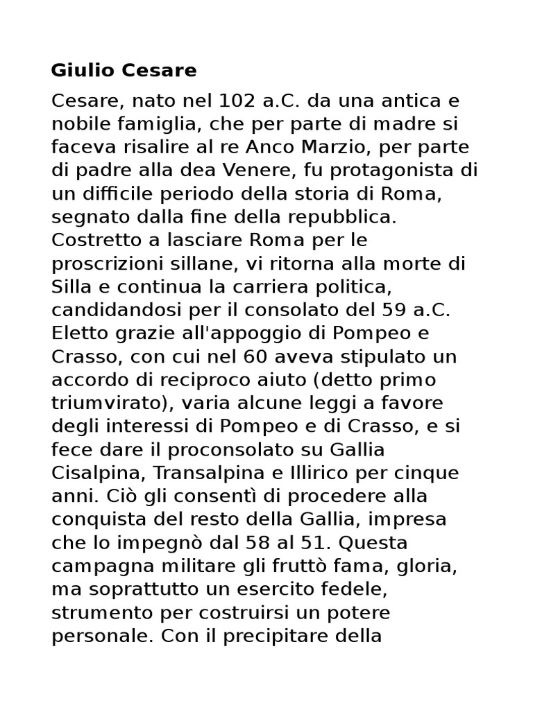 Giulio Cesare