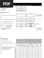 NJEDA's Calculations and Assumptions