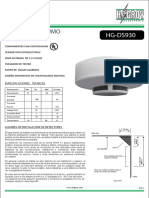 Detector de humo HG-DS930: Características, especificaciones y conexión