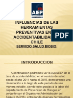 Influencias de Las Herramientas Preventivas en La Accidentabilidad