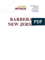 Catalogo Barreras New Jersey