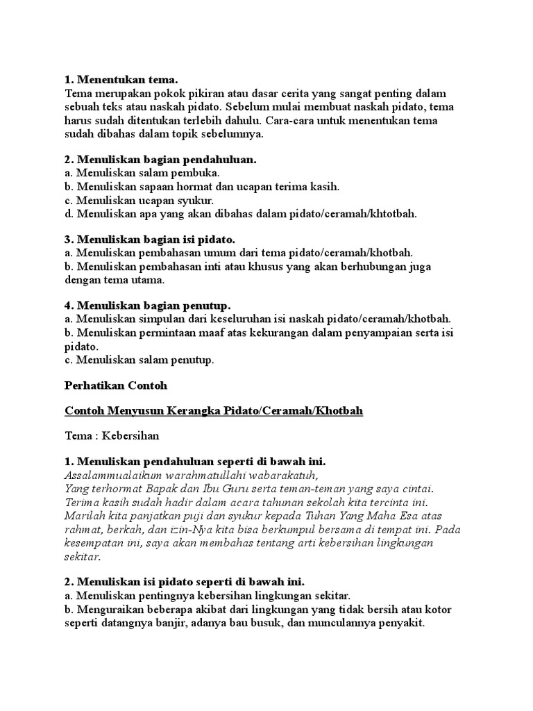 Cara Menyusun Ceramah  PDF