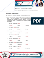 AA4-Evidence 2 Recognising Body Parts