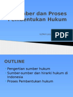 Sumber Dan Proses Pembentukan Hukum