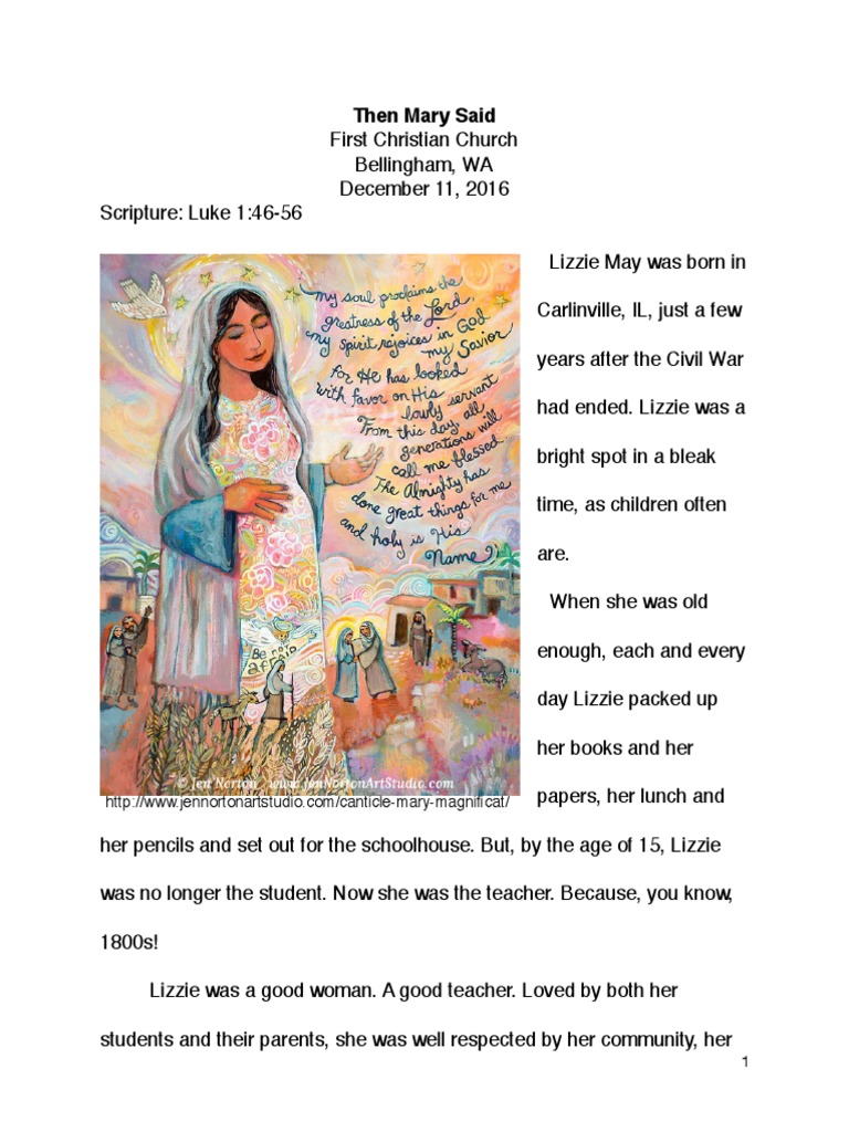 What Is Luke 1 46 56 About