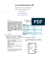 Informe Electrónica Análoga