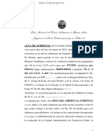 Acta de Audiencia de Juicio Servicios Sexuales