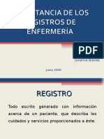 Importancia de Los Registros de Enfermeríacmc