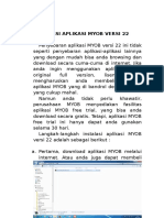 Instalasi Aplikasi Myob Versi 22