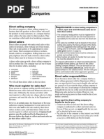 Direct selling companies