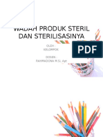 Wadah Produk Steril Dan Sterilisasinya