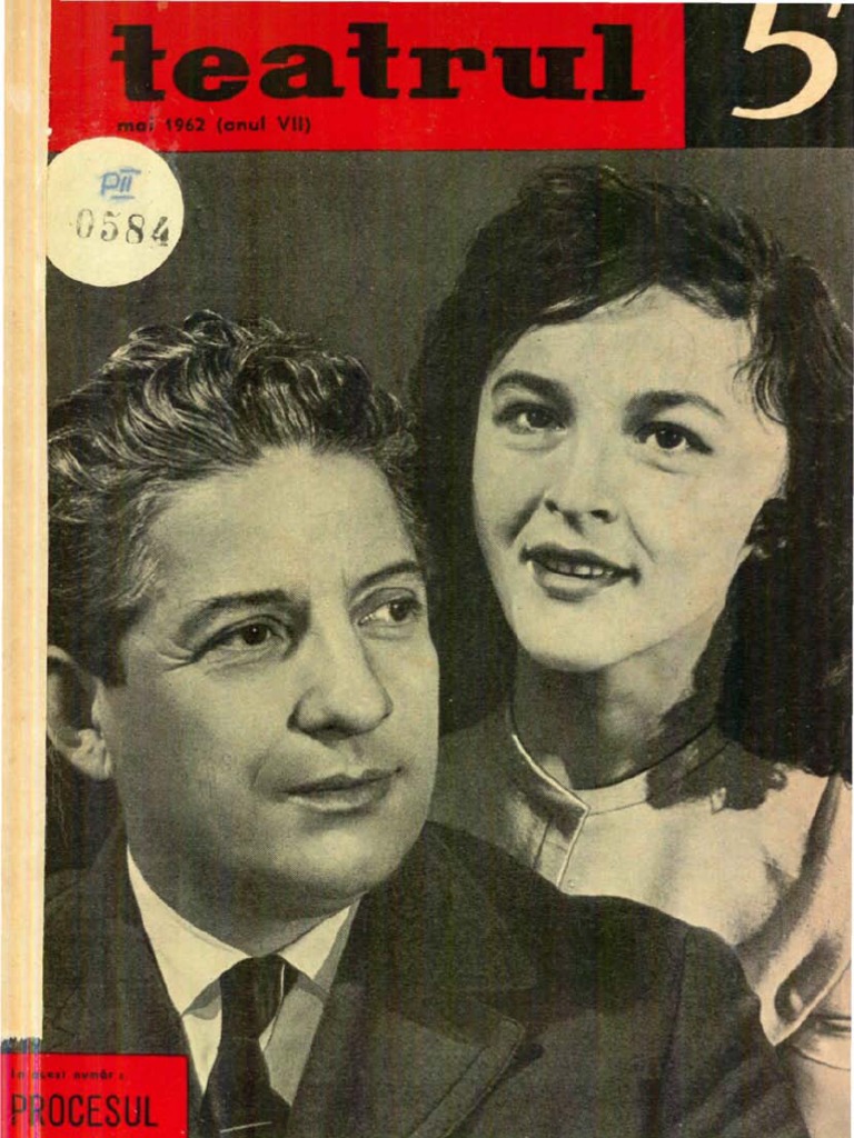 Revista Teatrul Nr 5 Anul Vii Mai 1962