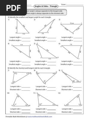 angle sides of a triangle 12-12